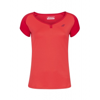 Babolat Tennis-Shirt Play Club Cap Sleeve 2021 rot Mädchen